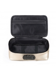 Золотистая сумочка для хранения игрушек Discreet Box - Dorcel - купить с доставкой в Орске