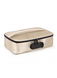 Золотистая сумочка для хранения игрушек Discreet Box - Dorcel - купить с доставкой в Орске