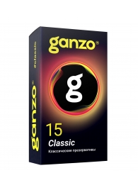 Классические презервативы с обильной смазкой Ganzo Classic - 15 шт. - Ganzo - купить с доставкой в Орске