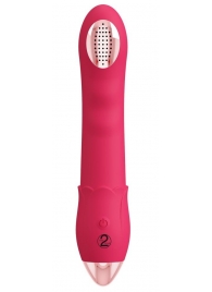 Малиновая насадка на душ с вибрацией Showers to orgasm - 20,1 см. - Orion - купить с доставкой в Орске