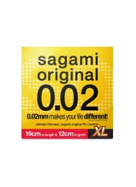 Презерватив увеличенного размера Sagami Original 0.02 XL-size - 1 шт. - Sagami - купить с доставкой в Орске Презерватив увеличенного размера Sagami Original 0.02 XL-size - 1 шт. - Sagami - купить с доставкой в Орске