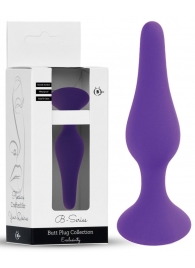 Фиолетовая анальная втулка Silcone Purple Plug Medium - 11 см. - Boys of Toys в Орске Фиолетовая анальная втулка Silcone Purple Plug Medium - 11 см. - Boys of Toys