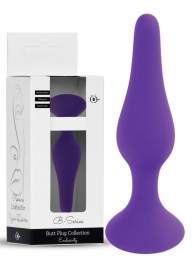 Фиолетовая анальная втулка Silcone Purple Plug Large - 12,5 см. - Boys of Toys в Орске Фиолетовая анальная втулка Silcone Purple Plug Large - 12,5 см. - Boys of Toys