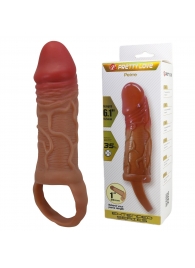 Реалистичная насадка на член Peirre - 15,5 см. - Baile - в Орске купить с доставкой