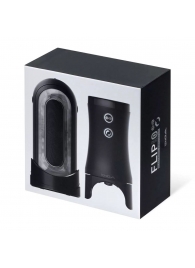 Набор Tenga Flip Zero Electronic Vibrotation: мастурбатор с вибрацией и устройство вращения - Tenga - в Орске купить с доставкой Набор Tenga Flip Zero Electronic Vibrotation: мастурбатор с вибрацией и устройство вращения - Tenga - в Орске купить с доставкой