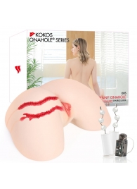 Мастурбатор-полуторс с двойным слоем материала и вибрацией Jenny Onahole Real Hips - KOKOS - в Орске купить с доставкой Мастурбатор-полуторс с двойным слоем материала и вибрацией Jenny Onahole Real Hips - KOKOS - в Орске купить с доставкой