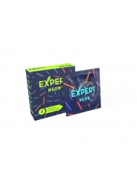 Светящиеся в темноте презервативы Expert Neon - 3 шт. - Expert - купить с доставкой в Орске
