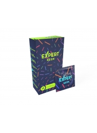 Светящиеся в темноте презервативы Expert Neon - 15 шт. - Expert - купить с доставкой в Орске