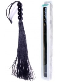 Черная силиконовая плеть - 37 см. - Boys of Toys - купить с доставкой в Орске