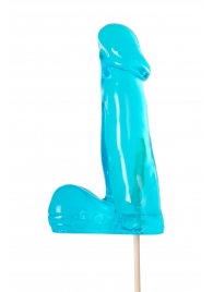 Голубой леденец в форме члена со вкусом блю кюрасао - 173 гр. - Sosuчki - купить с доставкой в Орске Голубой леденец в форме члена со вкусом блю кюрасао - 173 гр. - Sosuчki - купить с доставкой в Орске