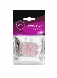 Прозрачная насадка на пенис с цветными шариками - Erowoman-Eroman - в Орске купить с доставкой