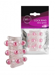 Прозрачная сквозная насадка на пенис с цветными шариками - Erowoman-Eroman - в Орске купить с доставкой