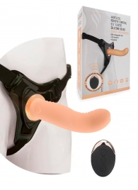 Женский вибрострапон со съемной насадкой и пультом ДУ - Erokay - купить с доставкой в Орске