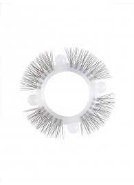 Эластичное кольцо с «ресничками» и 4 шариками - Sextaz - в Орске купить с доставкой