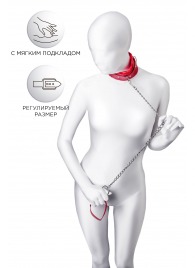 Красный ошейник с подкладкой из меха - ToyFa - купить с доставкой в Орске