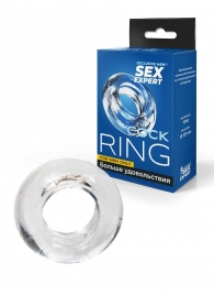 Прозрачное эрекционное кольцо-бублик - Sex Expert - в Орске купить с доставкой