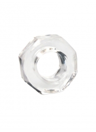 Прозрачное эрекционное кольцо в форме гайки - Sex Expert - в Орске купить с доставкой