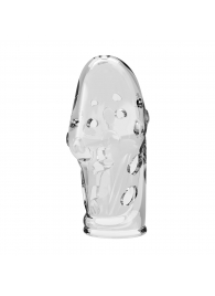 Прозрачная насадка на пенис Booker - 8 см. - Baile - в Орске купить с доставкой