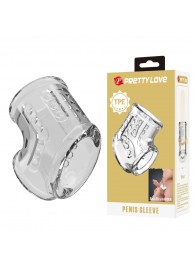 Прозрачная насадка на пенис и мошонку - Baile - в Орске купить с доставкой