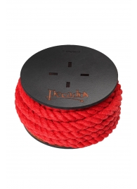 Красная веревка для шибари на катушке - 5 м. - Pecado - купить с доставкой в Орске
