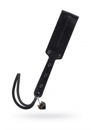 Черный кожаный пэддл - 32 см. - Pecado - купить с доставкой в Орске