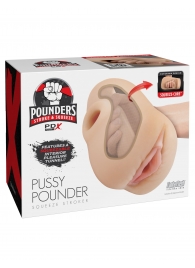 Телесный мастурбатор-вагина Pussy Pounder Squeeze Stroker - Pipedream - в Орске купить с доставкой
