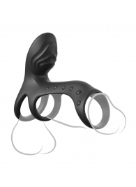 Черная насадка на пенис Ultimate Couples Cage Pro - Pipedream - в Орске купить с доставкой