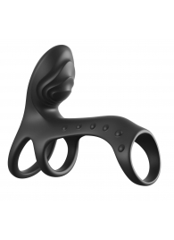 Черная насадка на пенис Ultimate Couples Cage Pro - Pipedream - в Орске купить с доставкой