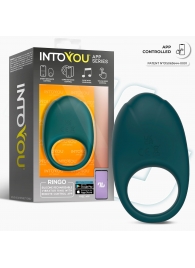 Зеленое интерактивное виброкольцо Ringo - Intoyou - в Орске купить с доставкой