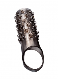 Дымчатая насадка на пенис с выпуклостями - 12 см. - Sex Expert - в Орске купить с доставкой