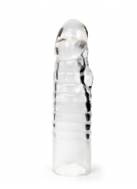 Прозрачная закрытая насадка на член - 15 см. - Sex Expert - в Орске купить с доставкой