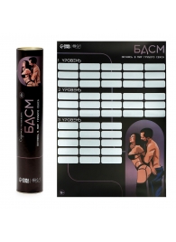 Плакат для двоих со скретч-слоем «БДСМ» - Сима-Ленд - купить с доставкой в Орске