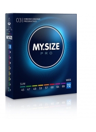 Презервативы MY.SIZE размер 72 - 3 шт. - My.Size - купить с доставкой в Орске