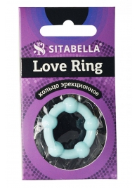 Цветное эрекционное кольцо Love Ring с бусинами - Sitabella - в Орске купить с доставкой