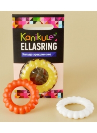 Цветное рельефное эрекционное кольцо Ellasring - Sitabella - в Орске купить с доставкой