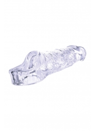 Прозрачная насадка-удлинитель Length Enhancer с подхватом - 16 см. - NMC - в Орске купить с доставкой