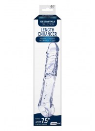 Прозрачная насадка-удлинитель Length Enhancer с подхватом - 22,3 см. - NMC - в Орске купить с доставкой