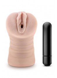 Телесный мастурбатор-вагина Ayumi с вибрацией - Blush Novelties - в Орске купить с доставкой