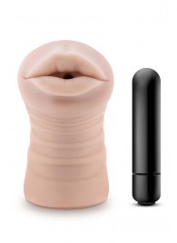 Телесный мастурбатор-ротик Nicole Vibrating Masturbator - Blush Novelties - в Орске купить с доставкой