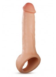Телесная насадка-удлинитель Thrive 8.75 Inch Realistic Penis Extender Sleeve - 22,2 см. - Blush Novelties - в Орске купить с доставкой