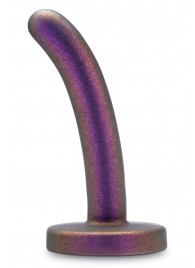 Фиолетовая насадка с гладкой поверхностью Surrender 4.75 Inch Beginner Pegging Dildo - 12 см. - Blush Novelties - купить с доставкой в Орске