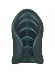 Серый сквозной мастурбатор с вибрацией Manwan Starter - Manwan - в Орске купить с доставкой