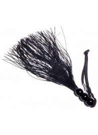 Черная силиконовая плетка - 25,4 см. - Boys of Toys - купить с доставкой в Орске