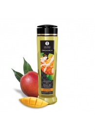 Массажное масло для тела Luscious Mango с ароматом манго - 240 мл. - Shunga - купить с доставкой в Орске