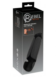 Черный вибромастурбатор с трехточечной стимуляцией Penis Trainer with 3 Point Stimulation - Orion - в Орске купить с доставкой