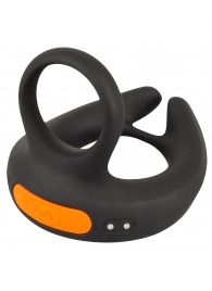 Черный вибростимулятор мошонки RC Scrotum Stimulator with Vibration - Orion - в Орске купить с доставкой