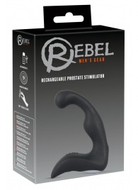 Черный перезаряжаемый стимулятор простаты с вибрацией - 14,6 см. - Orion - в Орске купить с доставкой