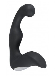 Черный перезаряжаемый стимулятор простаты с вибрацией - 14,6 см. - Orion - в Орске купить с доставкой