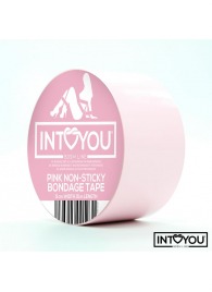 Розовый скотч для фиксации Non-Sticky Bondage Tape - 15 м. - Intoyou - купить с доставкой в Орске