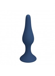 Синяя анальная пробка Slim Anal Plug S - 10,3 см. - Baile